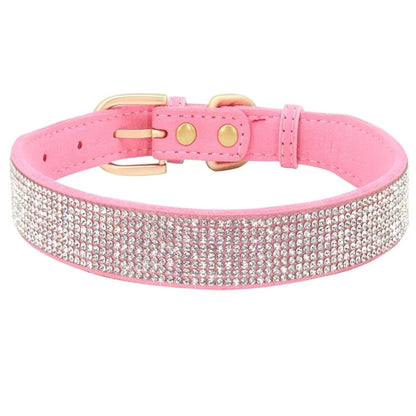 Bling Rhinestone Collar with optional flower