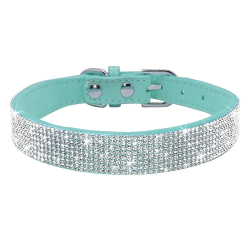 Bling Rhinestone Collar with optional flower