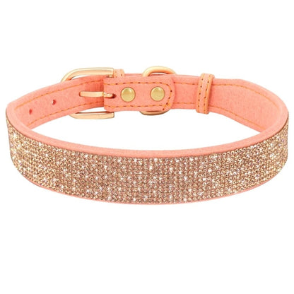 Bling Rhinestone Collar with optional flower