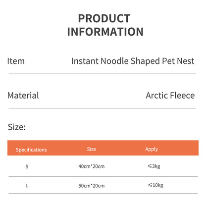 Instant Noodle Pet House for dogs or cats