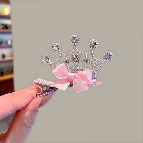 Dog Accessories Pet Grooming for Puppy Cat Dog Hair Clip Crown Bow Pet