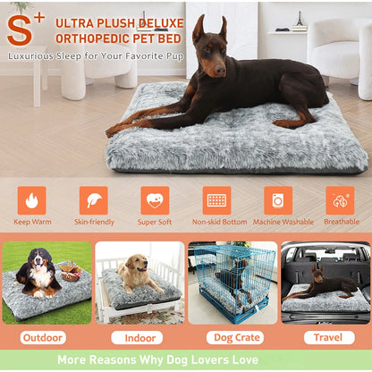 Deluxe Plush Pet Bed