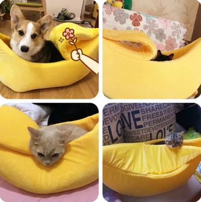 Cozy Banana Pet Bed House