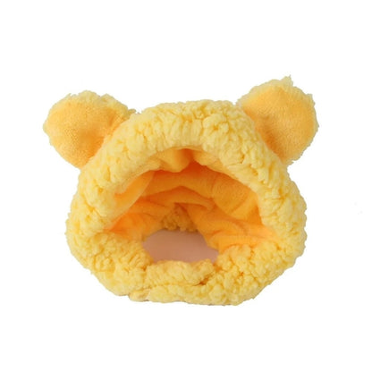 Cute Plush Bear Cat/Dog Cap Dress Up Headgear