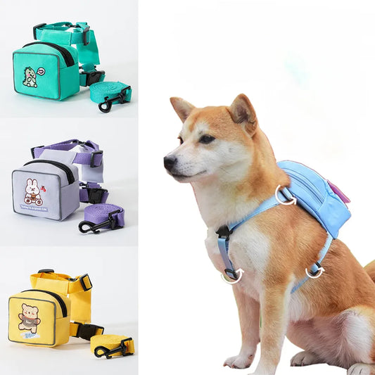 Backpack Harness with Leash Set