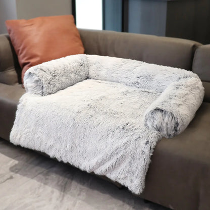 Plush Pet Sofa Bed Cover