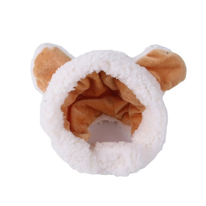 Cute Plush Bear Cat/Dog Cap Dress Up Headgear