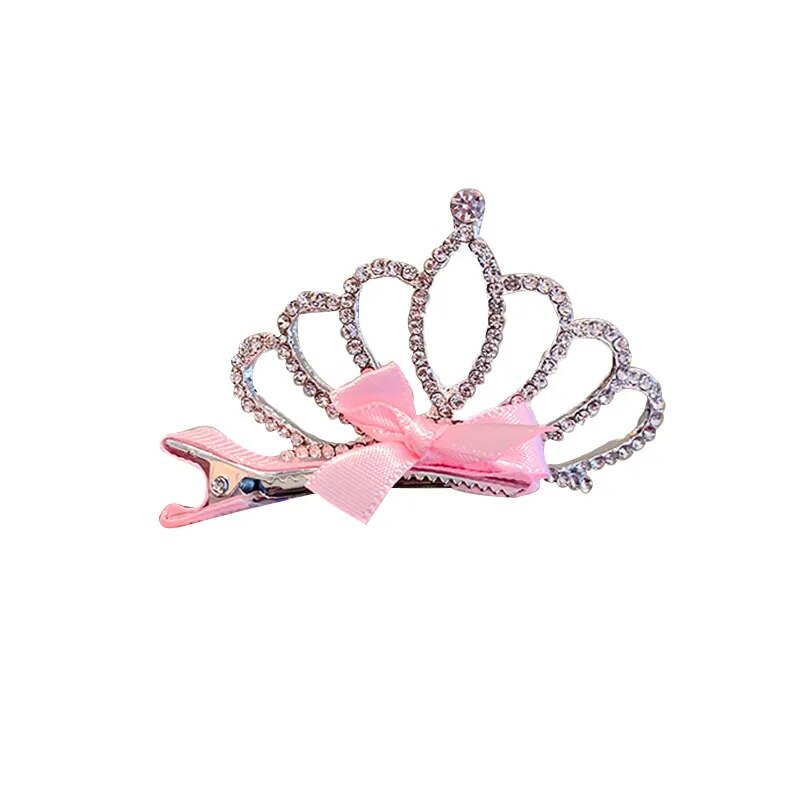 Dog Accessories Pet Grooming for Puppy Cat Dog Hair Clip Crown Bow Pet