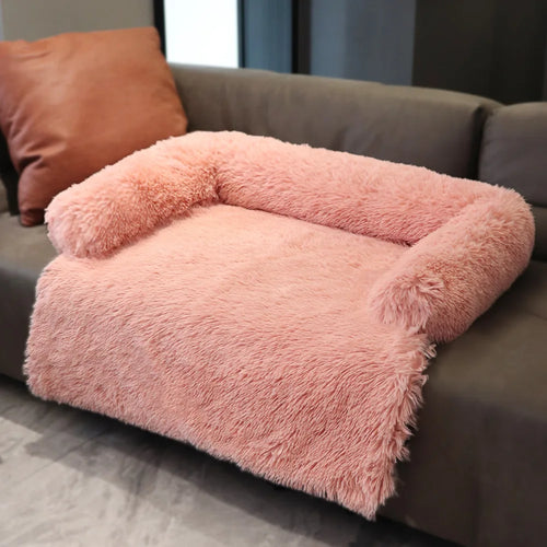 Plush Pet Sofa Bed Cover