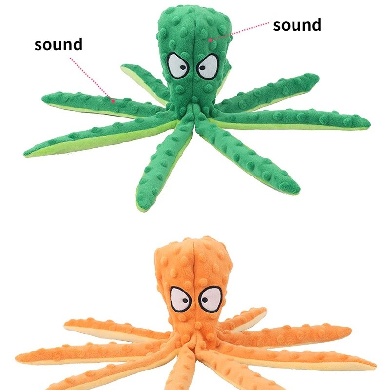 Plush Octopus Chew Toy