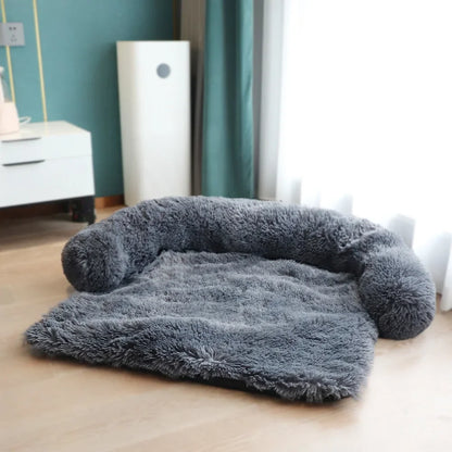 Plush Pet Sofa Bed Cover