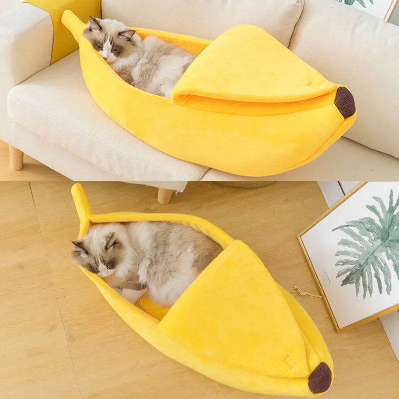 Cozy Banana Pet Bed House