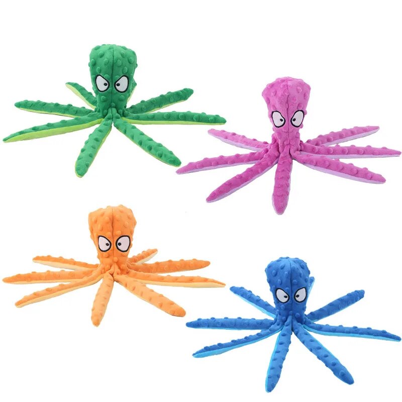 Plush Octopus Chew Toy