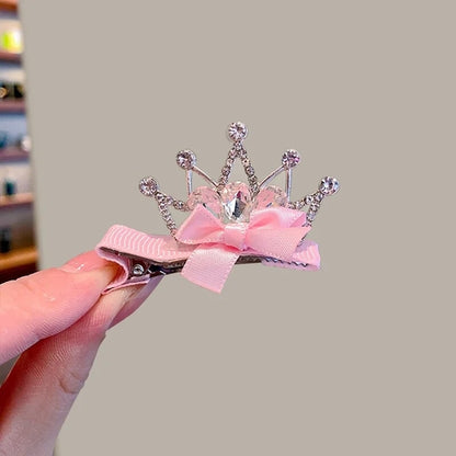 Dog Accessories Pet Grooming for Puppy Cat Dog Hair Clip Crown Bow Pet