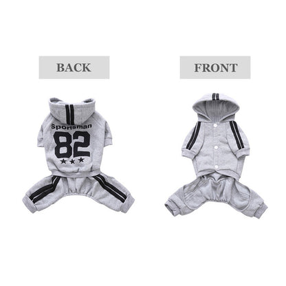 Winter Trendy Pet Hoodies Clothing For Dogs French