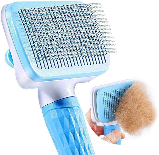 Dog Brush For Shedding Dematting Pet Grooming Cat Hair Undercoat Rake